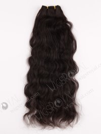 In Stock Indian Remy Hair 22" Natural Wave Natural Color Machine Weft SM-029