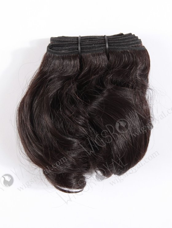 In Stock Indian Remy Hair 10" Big Loose Curl Natural Color Machine Weft SM-042