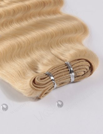 In Stock Malaysian Virgin Hair 18" Body Wave 613# Color Machine Weft SM-316