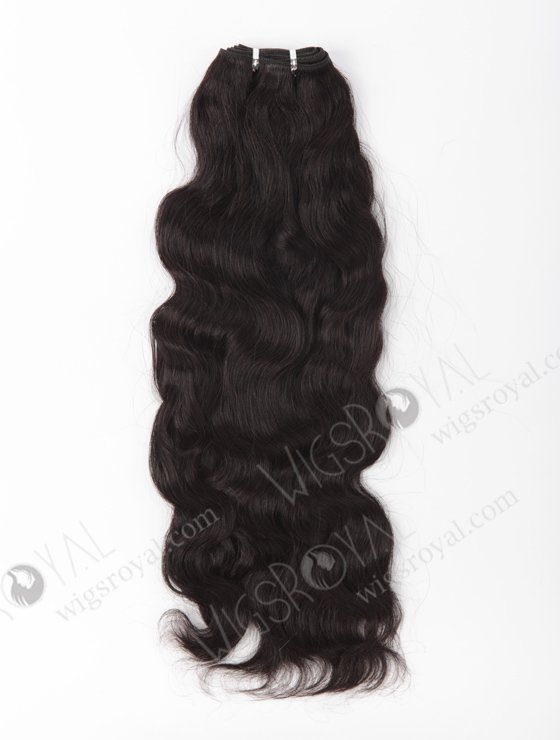 In Stock Indian Remy Hair 20" Natural Wave 1B# Color Machine Weft SM-185