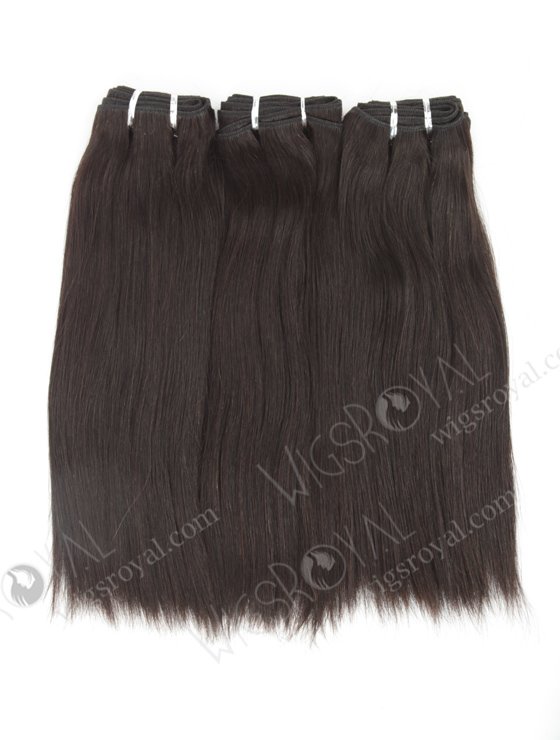 In Stock Indian Remy Hair 12" Straight Natural Color Machine Weft SM-1114