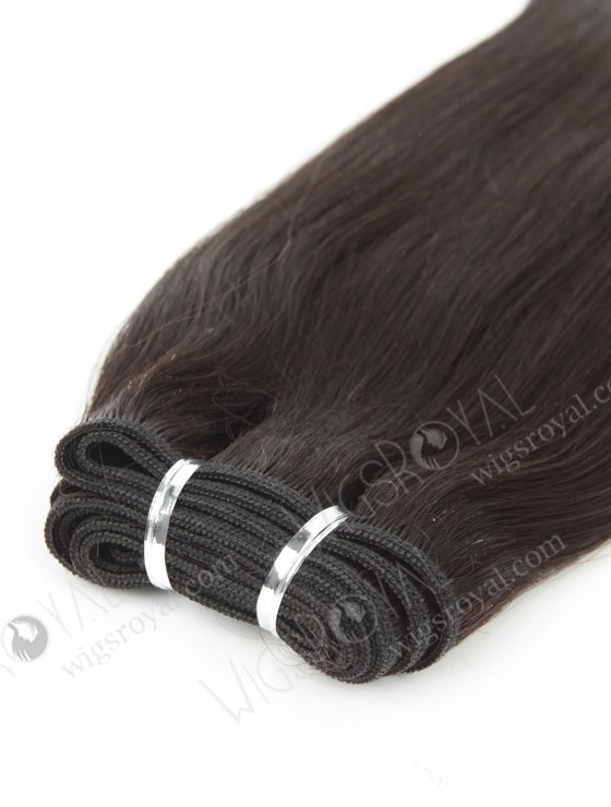 In Stock Indian Remy Hair 12" Straight Natural Color Machine Weft SM-1114-10257