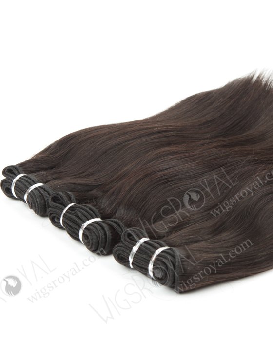In Stock Indian Remy Hair 12" Straight Natural Color Machine Weft SM-1114-10258