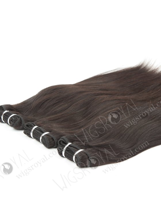 In Stock Indian Remy Hair 16" Straight Natural Color Machine Weft SM-071-10274