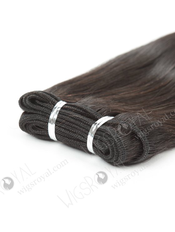 In Stock Indian Remy Hair 16" Straight Natural Color Machine Weft SM-071-10275