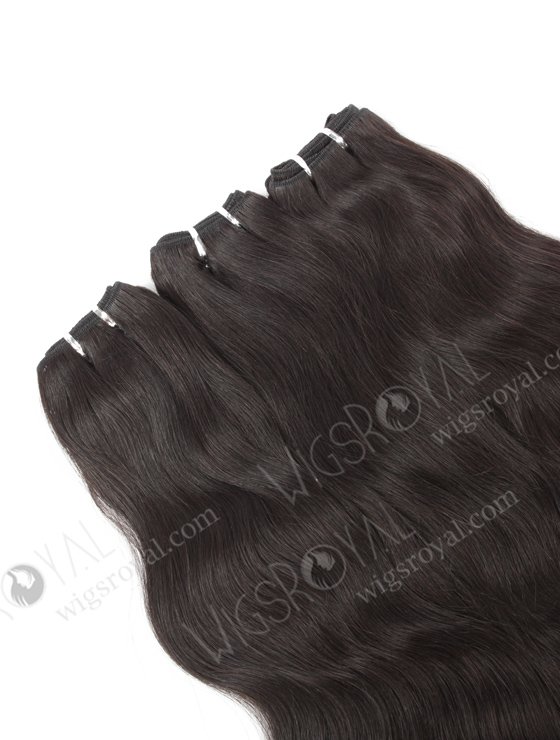In Stock Chinese Virgin Hair 16" Natural Straight Natural Color Machine Weft SM-004-10039