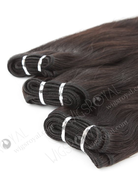 In Stock Chinese Virgin Hair 16" Natural Straight Natural Color Machine Weft SM-004-10040