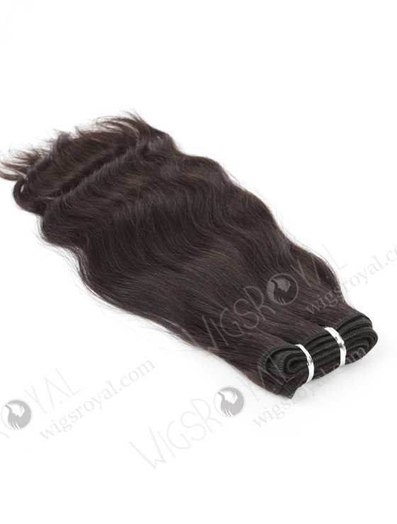 In Stock Chinese Virgin Hair 16" Natural Straight Natural Color Machine Weft SM-004-10042
