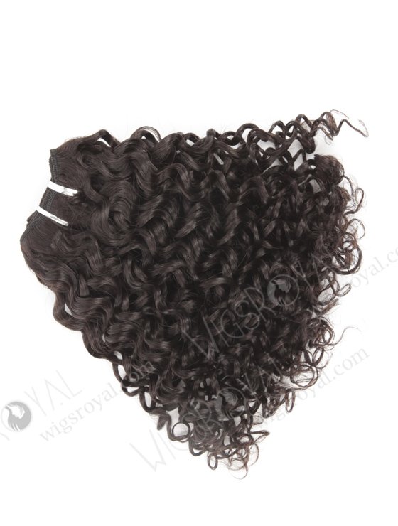 In Stock Brazilian Virgin Hair 12" 12mm Curl Natural Color Machine Weft SM-4111-10909