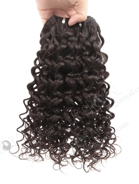 In Stock Brazilian Virgin Hair 14" 12mm Curl Natural Color Machine Weft SM-4112-10915