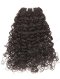 In Stock Brazilian Virgin Hair 16" 12mm Curl Natural Color Machine Weft SM-4113