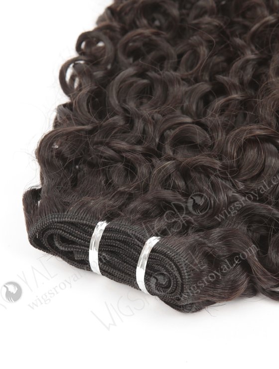 In Stock Brazilian Virgin Hair 16" 12mm Curl Natural Color Machine Weft SM-4113-10922