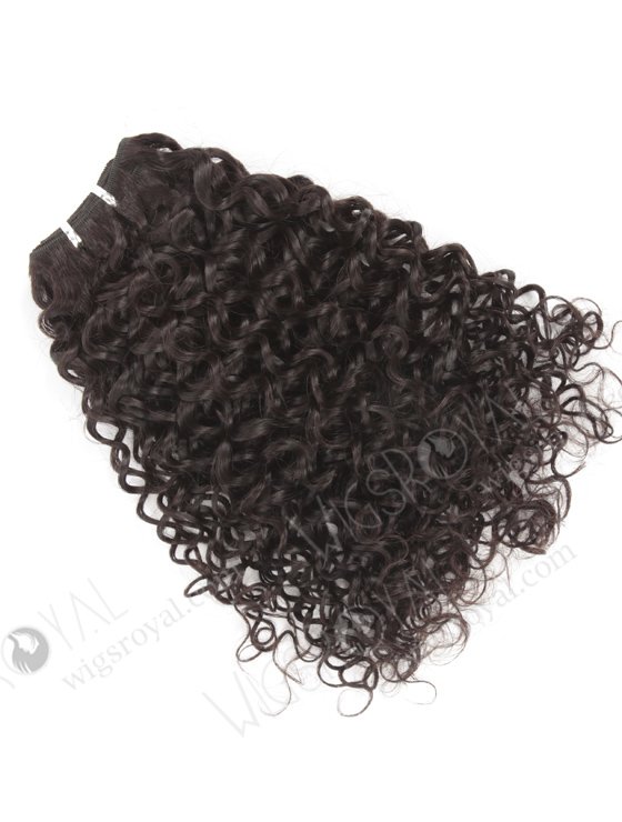 In Stock Brazilian Virgin Hair 16" 12mm Curl Natural Color Machine Weft SM-4113-10924