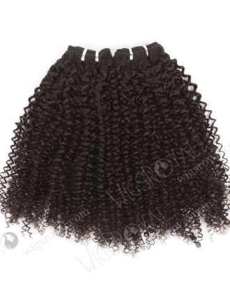 In Stock Brazilian Virgin Hair 20" 7mm Curl Natural Color Machine Weft SM-4109