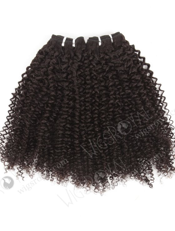 In Stock Brazilian Virgin Hair 20" 7mm Curl Natural Color Machine Weft SM-4109-10893