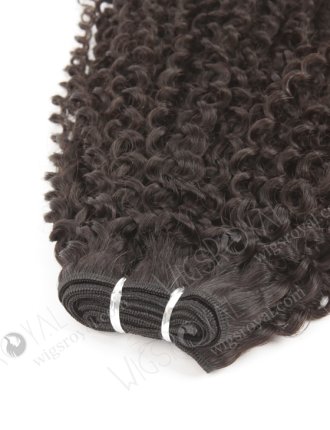 In Stock Brazilian Virgin Hair 20" 7mm Curl Natural Color Machine Weft SM-4109