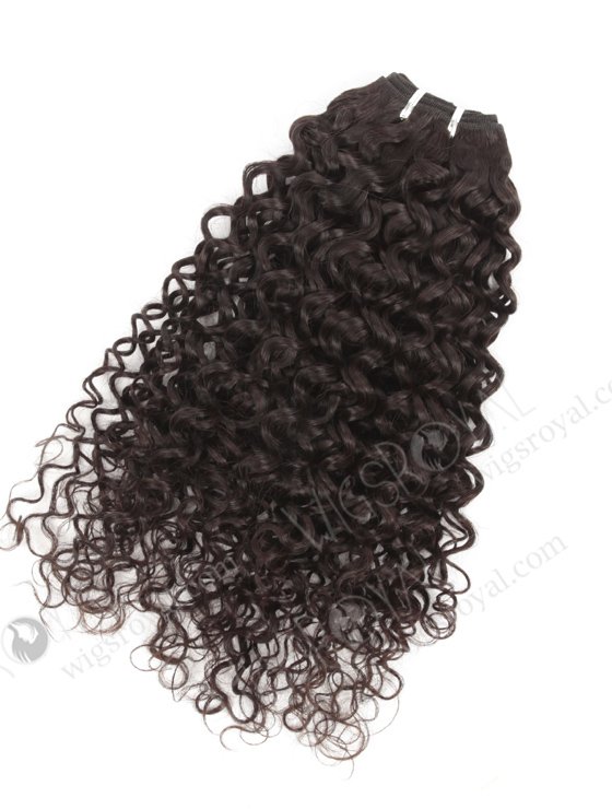 In Stock Brazilian Virgin Hair 20" 12mm Curl Natural Color Machine Weft SM-4115-10933