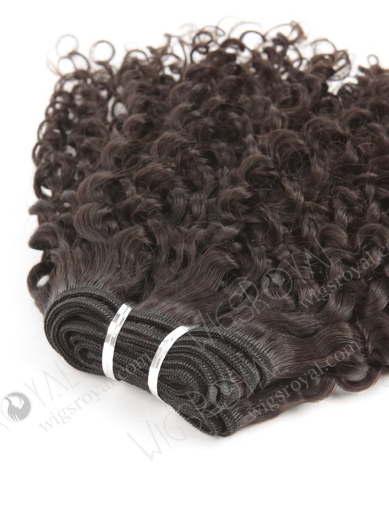 In Stock Brazilian Virgin Hair 12" Jeri Curl Natural Color Machine Weft SM-493-10799