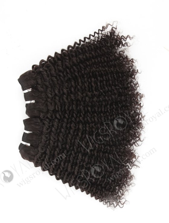 In Stock Brazilian Virgin Hair 14" Kinky Curl Natural Color Machine Weft SM-4100-10836