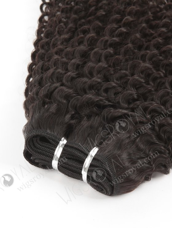 In Stock Brazilian Virgin Hair 14" Kinky Curl Natural Color Machine Weft SM-4100-10838