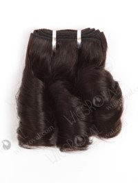 In Stock Indian Virgin Hair 8" Big Loose Curl Natural Color Machine Weft SM-153