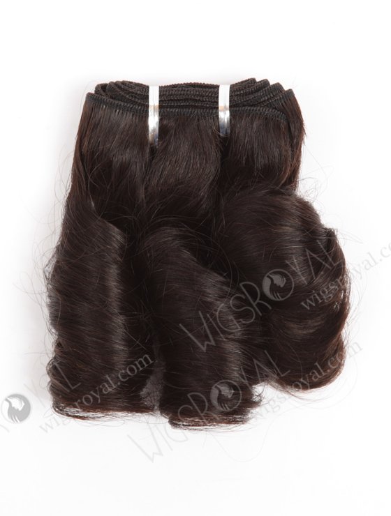 In Stock Indian Virgin Hair 8" Big Loose Curl Natural Color Machine Weft SM-153