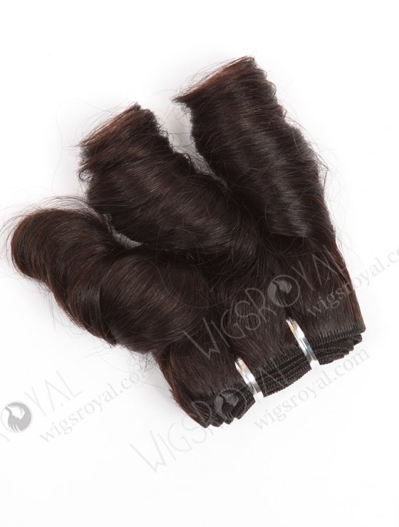 In Stock Indian Virgin Hair 8" Big Loose Curl Natural Color Machine Weft SM-153-10508