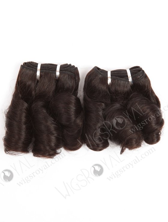 In Stock Indian Virgin Hair 8" Big Loose Curl Natural Color Machine Weft SM-153-10511