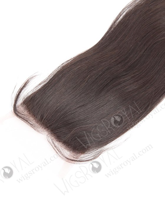 In Stock Indian Virgin Hair 14" Straight Natural Color Silk Top Closure STC-242-10288
