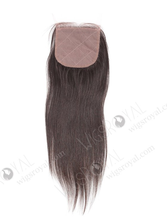 In Stock Indian Virgin Hair 14" Straight Natural Color Silk Top Closure STC-242-10290