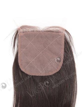 In Stock Indian Virgin Hair 14" Straight Natural Color Silk Top Closure STC-242