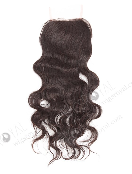 In Stock Brazilian Virgin Hair 16" Natural Wave Natural Color Silk Top Closure STC-47-10352