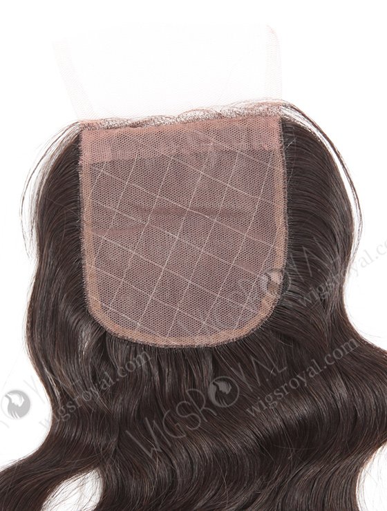 In Stock Brazilian Virgin Hair 16" Natural Wave Natural Color Silk Top Closure STC-47-10356