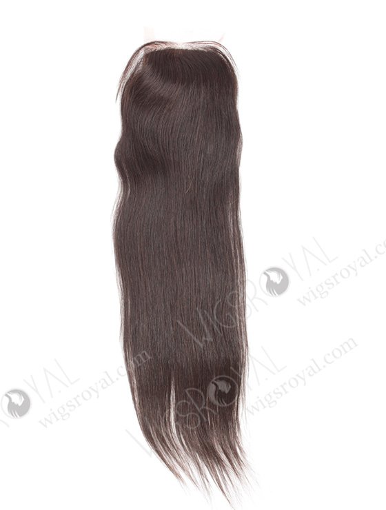 In Stock Indian Virgin Hair 16" Straight Natural Color Silk Top Closure STC-243-10294