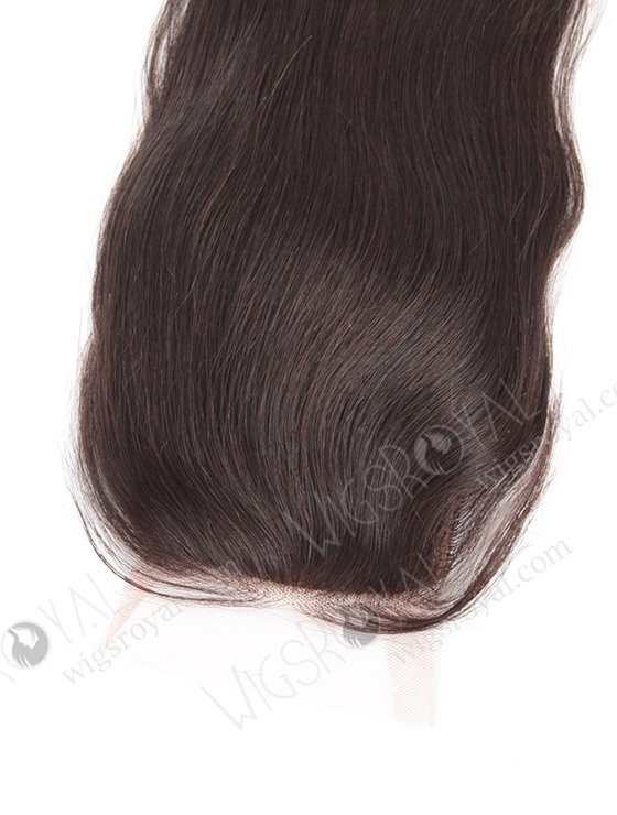 In Stock Indian Virgin Hair 16" Straight Natural Color Silk Top Closure STC-243-10297
