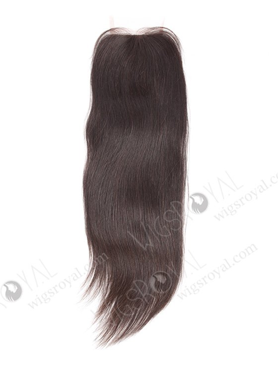 In Stock Brazilian Virgin Hair 16" Straight Natural Color Silk Top Closure STC-206-10496