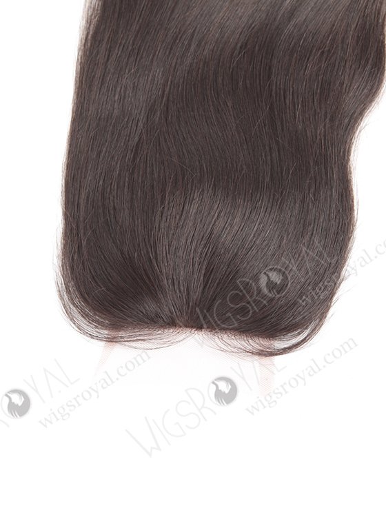In Stock Brazilian Virgin Hair 16" Straight Natural Color Silk Top Closure STC-206-10499