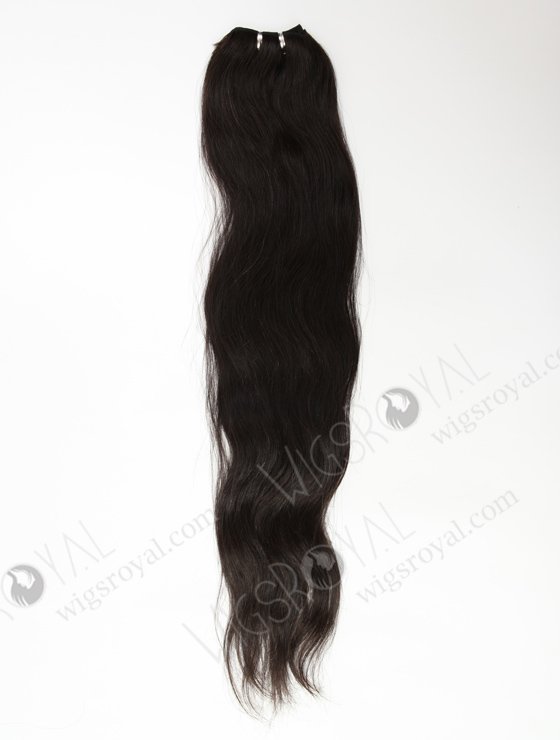 In Stock Indian Remy Hair 26" Natural Straight Natural Color Machine Weft SM-1120-10477