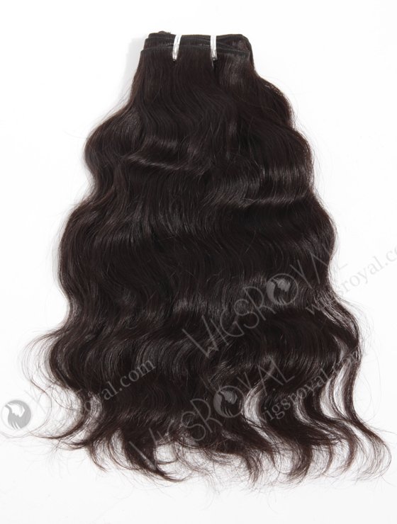 In Stock Indian Virgin Hair 14" Natural Wave Natural Color Machine Weft SM-035-10540