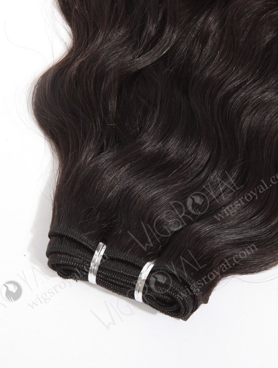 In Stock Indian Virgin Hair 14" Natural Wave Natural Color Machine Weft SM-035-10541
