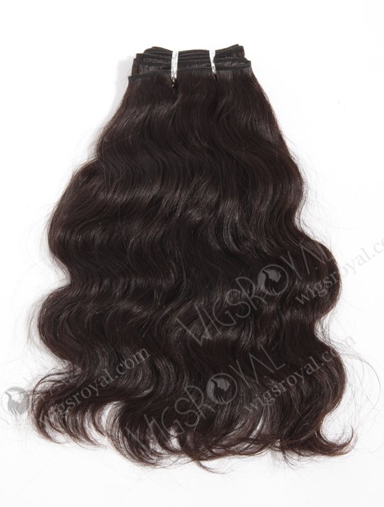 In Stock Indian Virgin Hair 12" Natural Wave Natural Color Machine Weft SM-047-10537