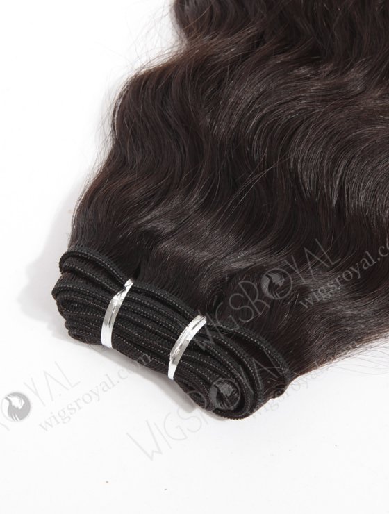 In Stock Indian Virgin Hair 12" Natural Wave Natural Color Machine Weft SM-047-10538