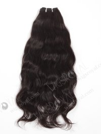 In Stock Indian Virgin Hair 18" Natural Wave Natural Color Machine Weft SM-037