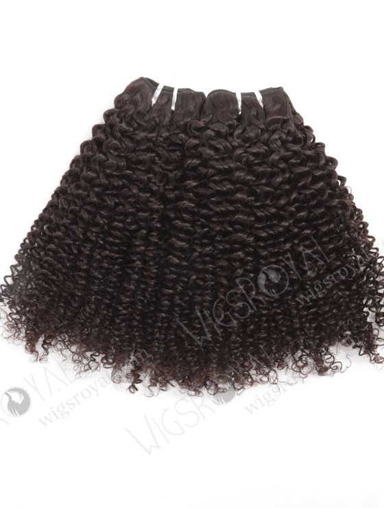 In Stock Brazilian Virgin Hair 18" Jeri Curl Natural Color Machine Weft SM-496-10814