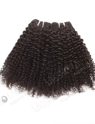 In Stock Brazilian Virgin Hair 18" Jeri Curl Natural Color Machine Weft SM-496