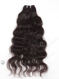 In Stock Indian Virgin Hair 20" Natural Wave Natural Color Machine Weft SM-039