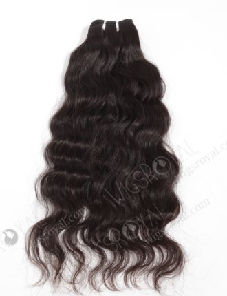 In Stock Indian Virgin Hair 20" Natural Wave Natural Color Machine Weft SM-039