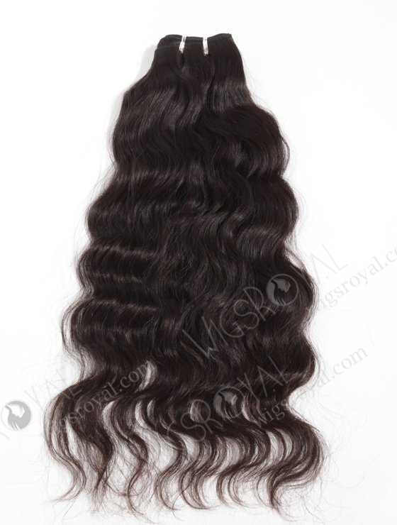 In Stock Indian Virgin Hair 20" Natural Wave Natural Color Machine Weft SM-039