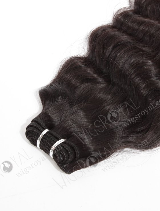 In Stock Indian Virgin Hair 20" Natural Wave Natural Color Machine Weft SM-039-10554