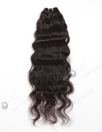 In Stock Indian Virgin Hair 24" Natural Wave Natural Color Machine Weft SM-155